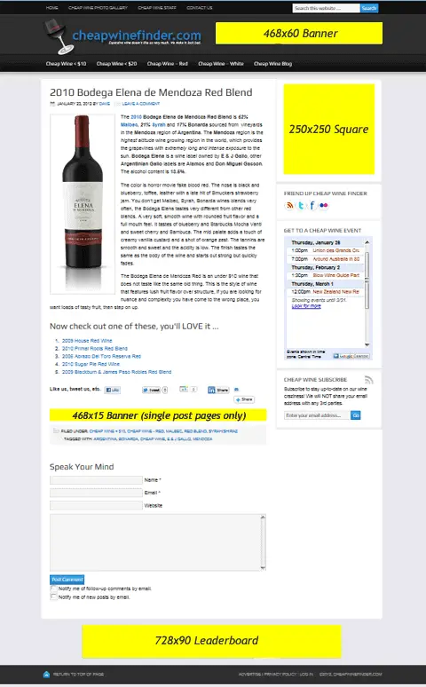 advertise with CheapWineFinder