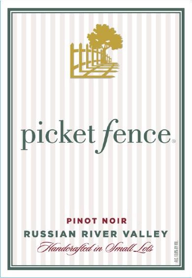 picket fence pinot label