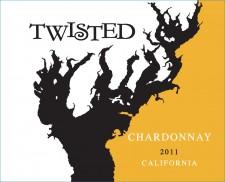 Twisted 2011 California Chardonnay - FRONT