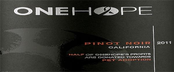 Pinot Noir CA Pinot for Paws ONEHOPE 2