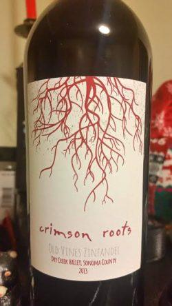 Crimson Roots Old Vines Zinfandel 2013