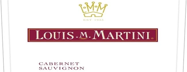 Louis M Martini Cab Sauv 2014 750