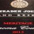 Trader Joe's Grand Reserve Sonoma Meritage 2013