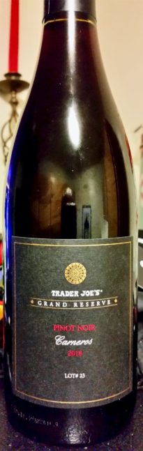 Trader Joe's Grand Reserve Carneros Pinot Noir 2018