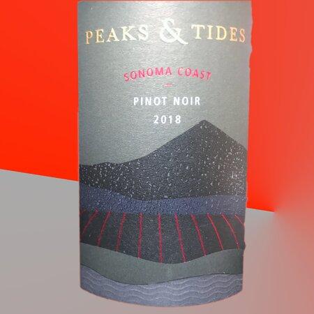 Peaks and Tides Sonoma Coast Pinot Noir 2018