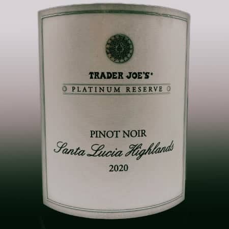 Trader Joe's Platinum Reserve Santa Lucia Highlands Pinot Noir 2020