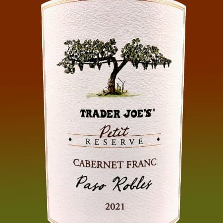 Trader Joe's Petit Reserve Paso Robles Cabernet Franc 2021