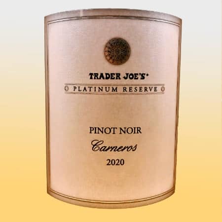 Trader Joe's Platinum Reserve Carneros Pinot Noir 2020