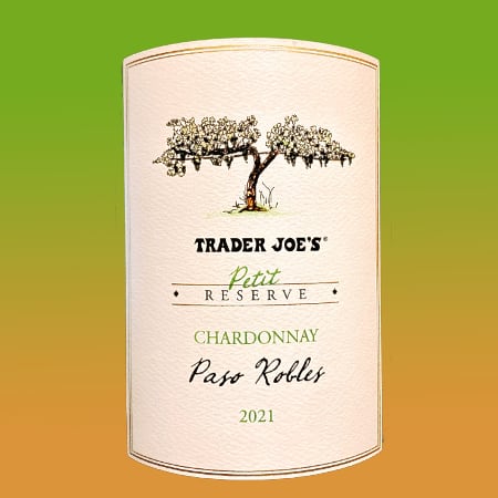 Trader Joe's Petit Reserve Paso Robles Chardonnay 2021