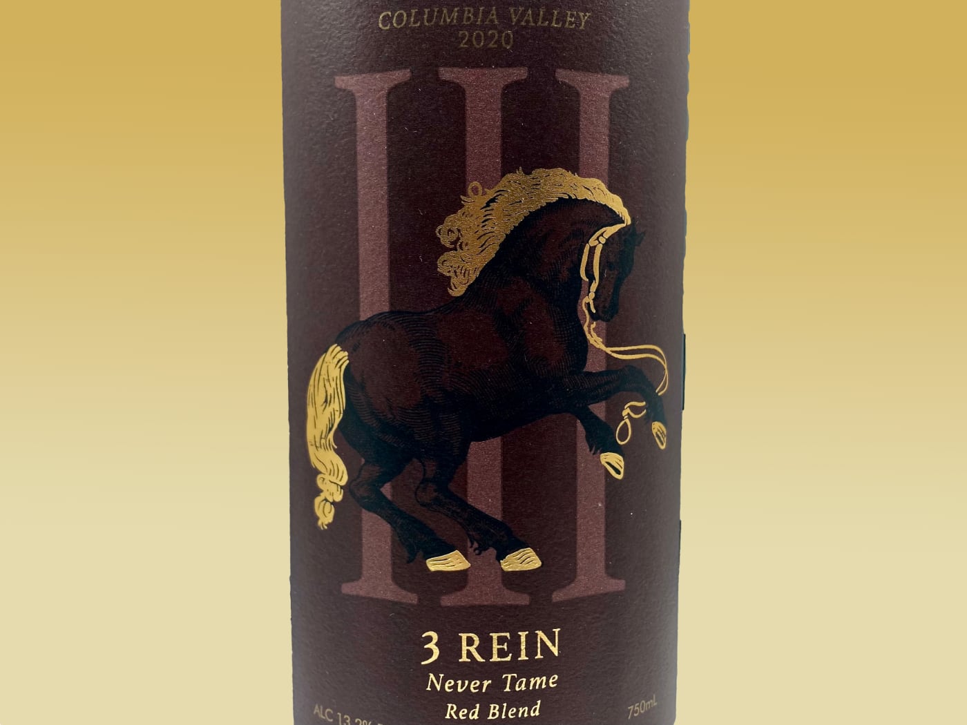 3 Rein Never Tame Red Blend 2020