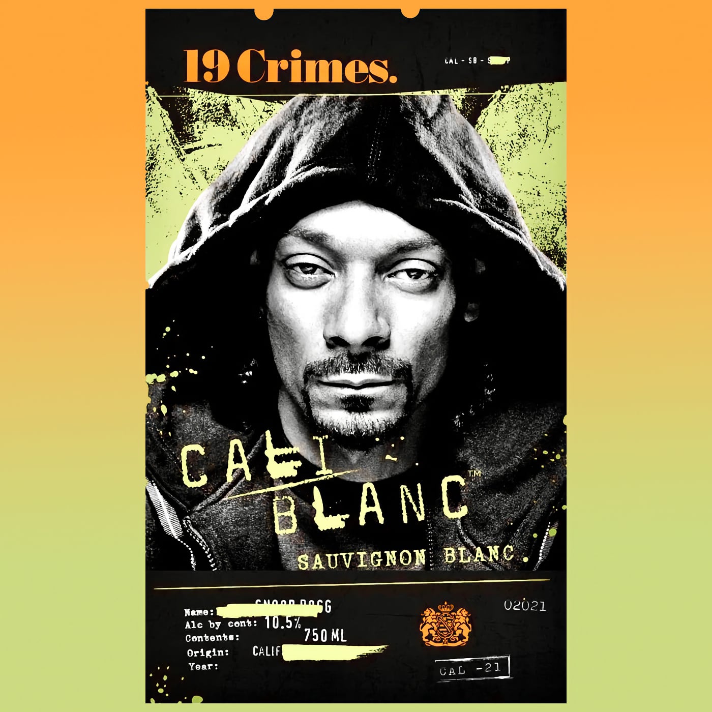 19 Crimes Snoop Dogg Cali Blanc 2021