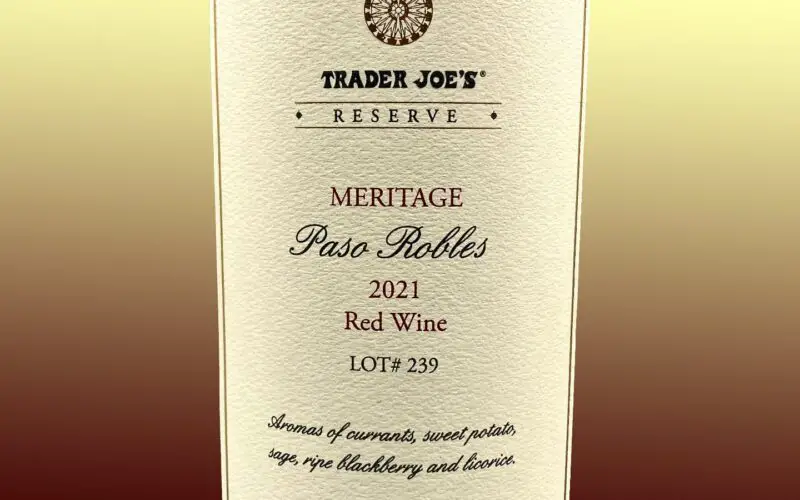 Trader Joe's Reserve Paso Robles Meritage 2021