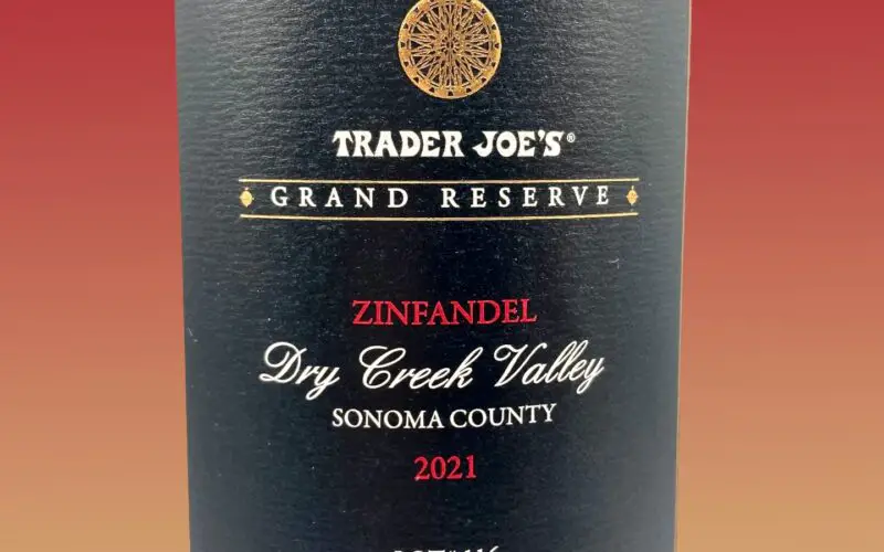 Trader Joe's Grand Reserve Dry Creek Valley Zinfandel 2021