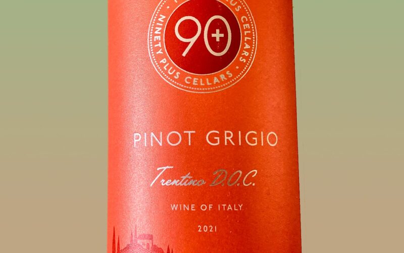 90+ Cellars Pinot Grigio 2021 Lot #42