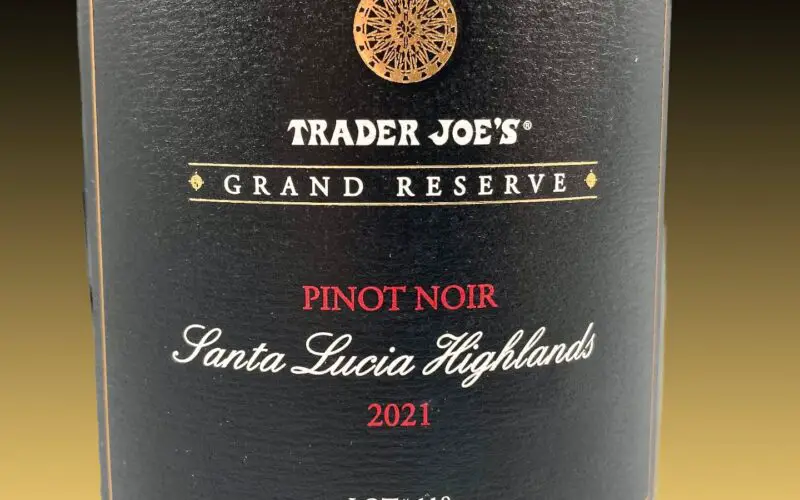 Trader Joe's Grand Reserve Santa Lucia Highlands Pinot Noir 2021