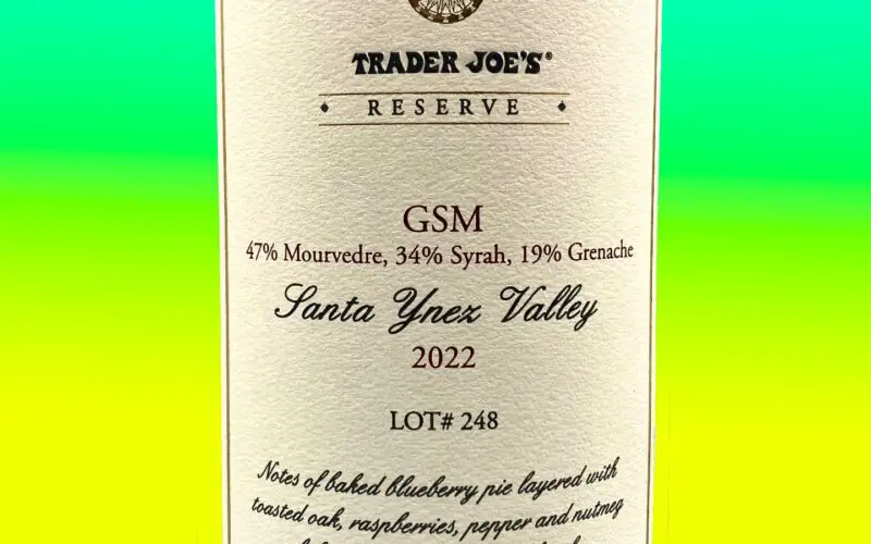 Trader Joe's Reserve Santa Ynez Valley GSM 2022
