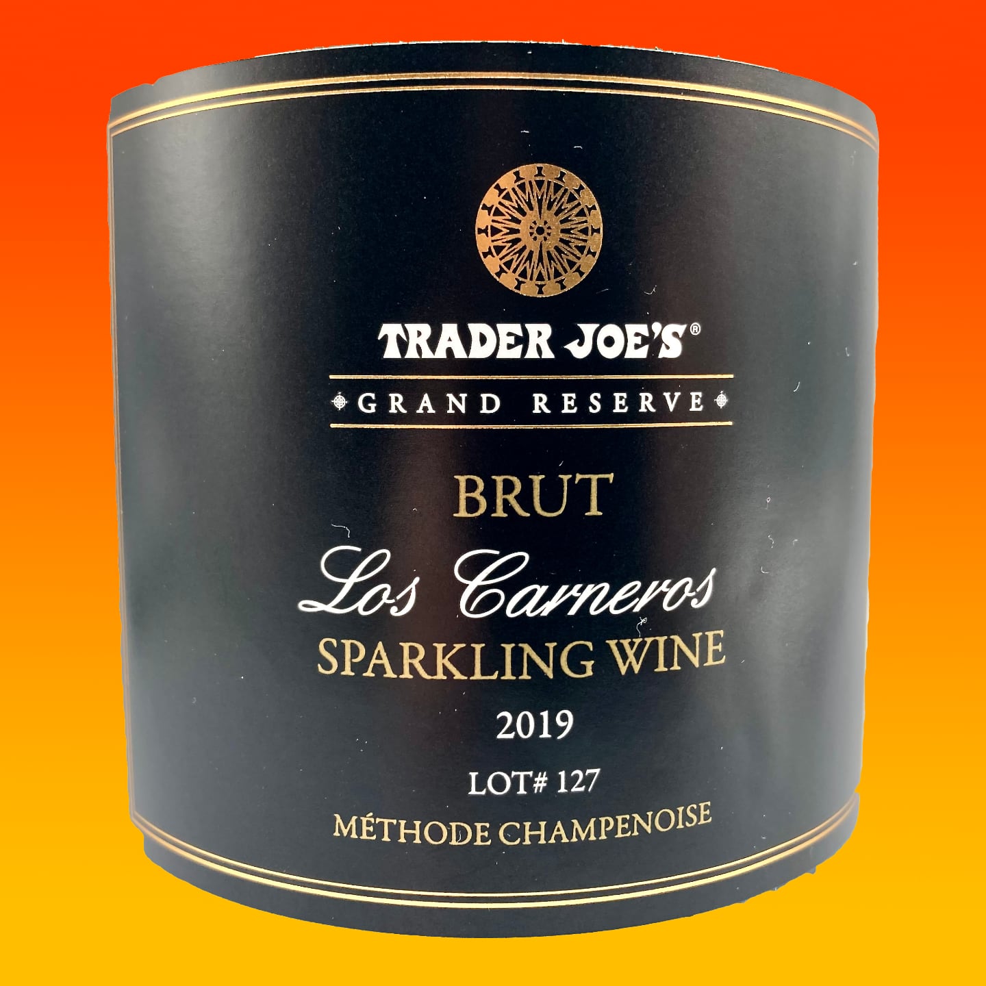 Trader Joe's Grand Reserve Los Carneros Brut Sparkling Wine 2019