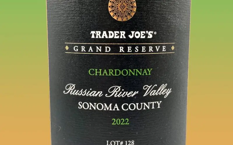 Trader Joe's Grand Reserve Russian River Chardonnay