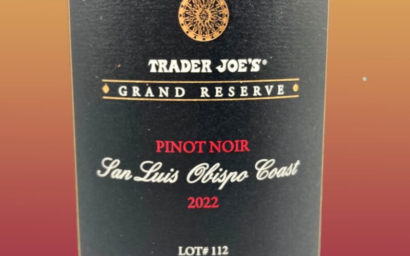 Trader Joe's Grand Reserve San Luis Obispo Coast Pinot Noir 2022