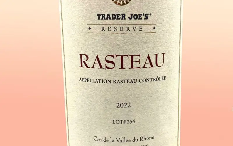 Trader Joe's Reserve Rasteau Cru 2022